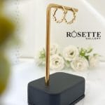 گوشواره حلقه ای طرح چرخ