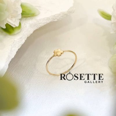 انگشتر مینیمال گل