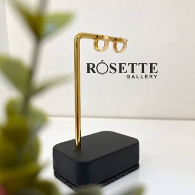 گوشواره حلقه ای مدل تراش