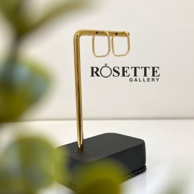 گوشواره هندسی طرح مربع