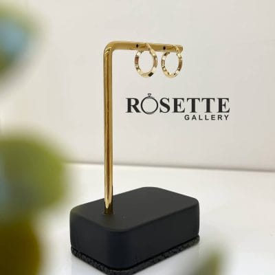 گوشواره حلقه ای شانل