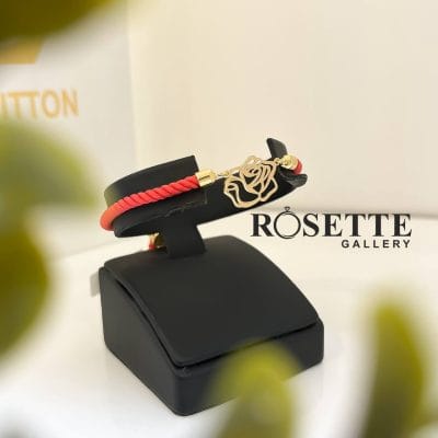 دستبند دخترانه مدل گل رُز