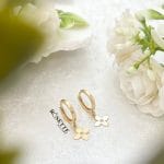 گوشواره روکو با اویز گل