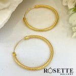 گوشواره حلقه ای تراش